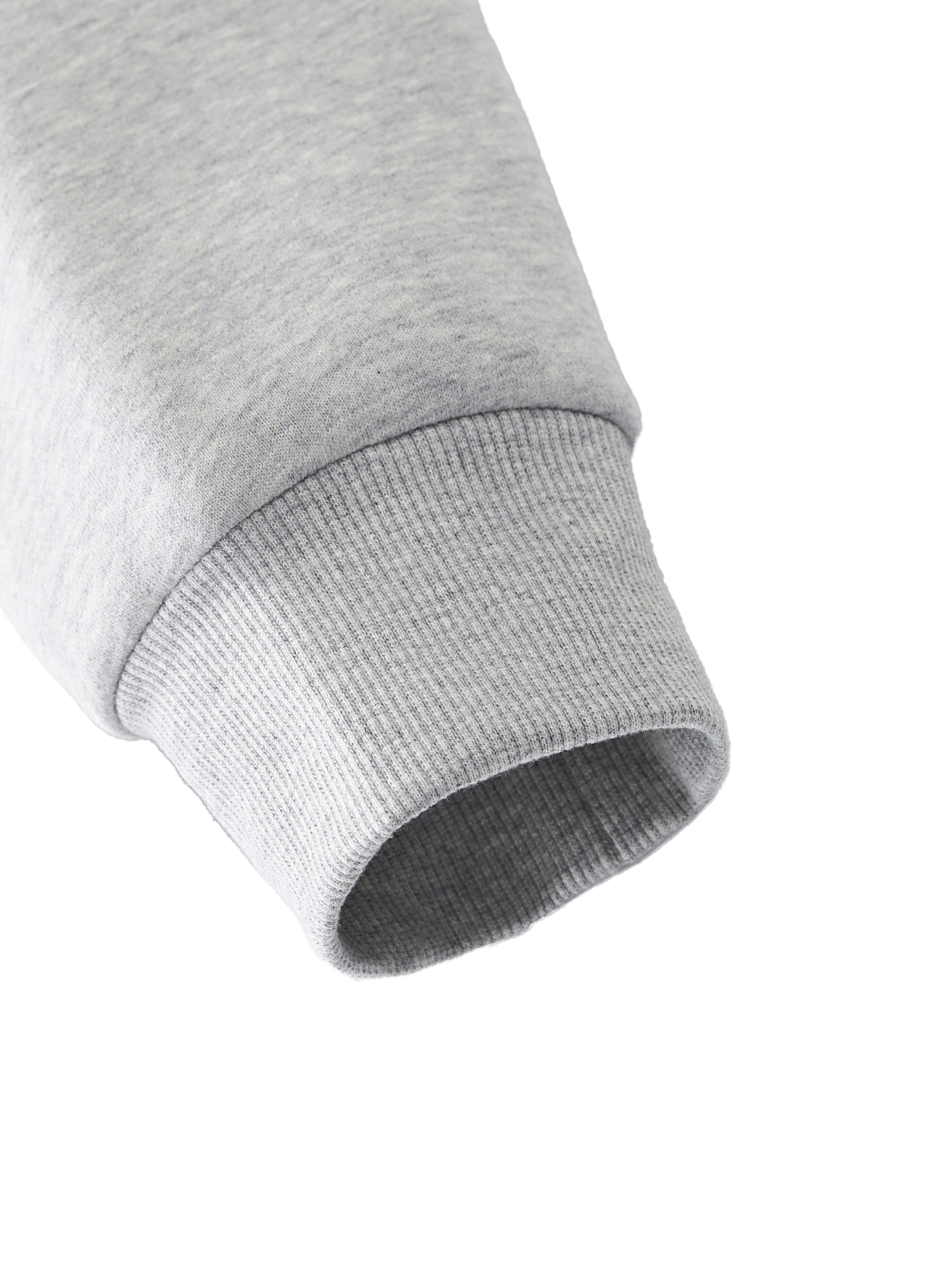 Essential Fleece Mock-Neck Crew Sweatshirt(Red Label Edition)