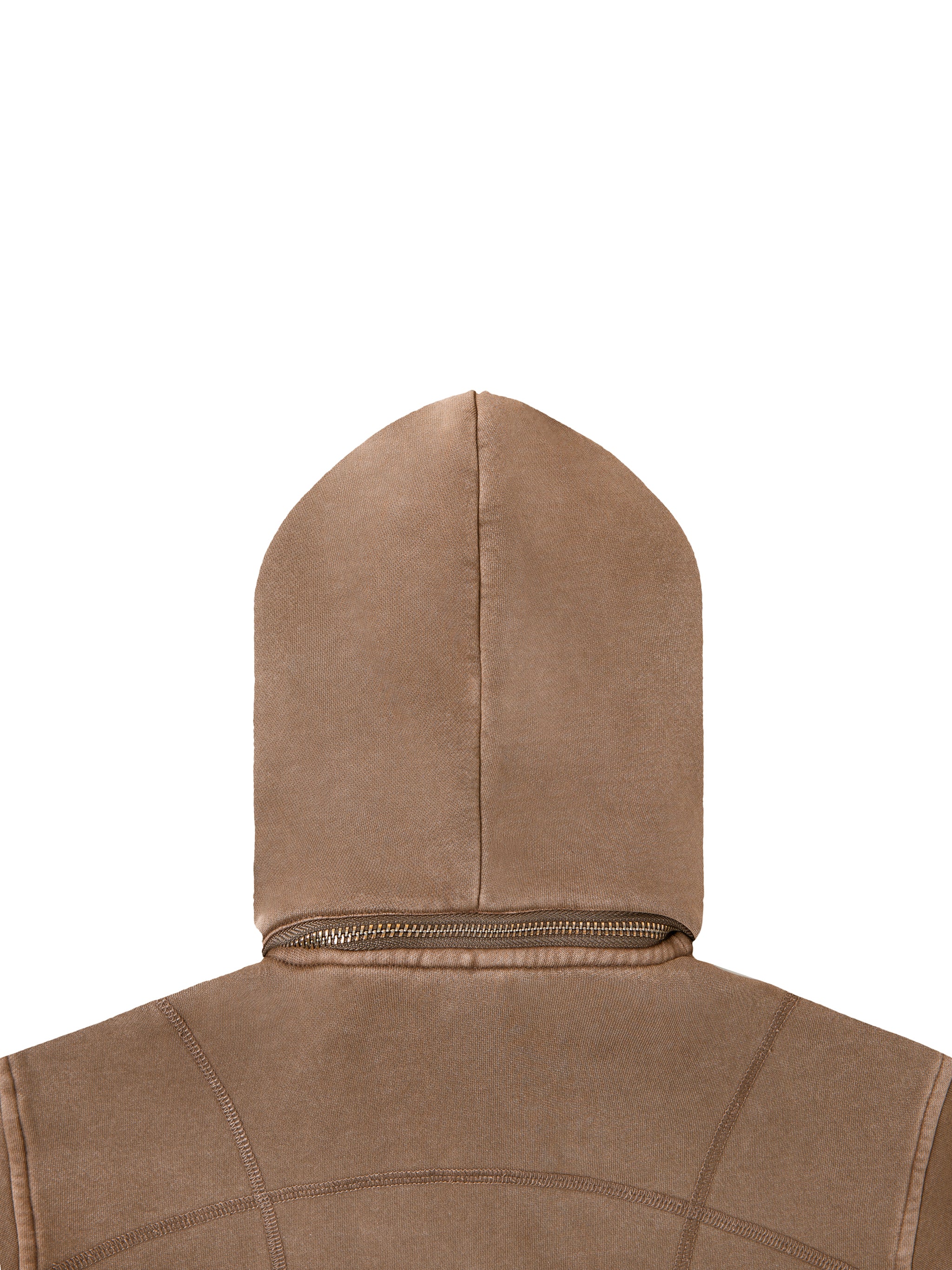 Vintage Washed Cropped Fleece Hoodie