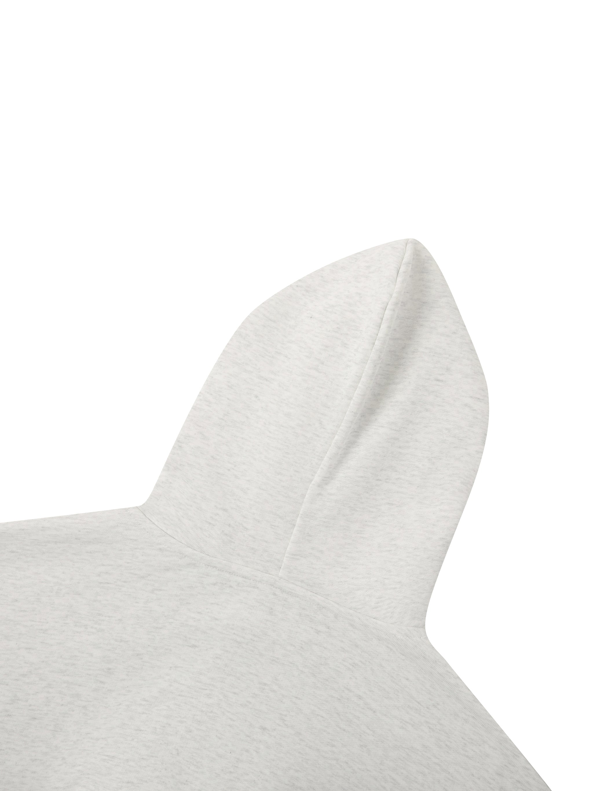 Essential Cropped Zip-Up Hoodie(Red Label Edition)