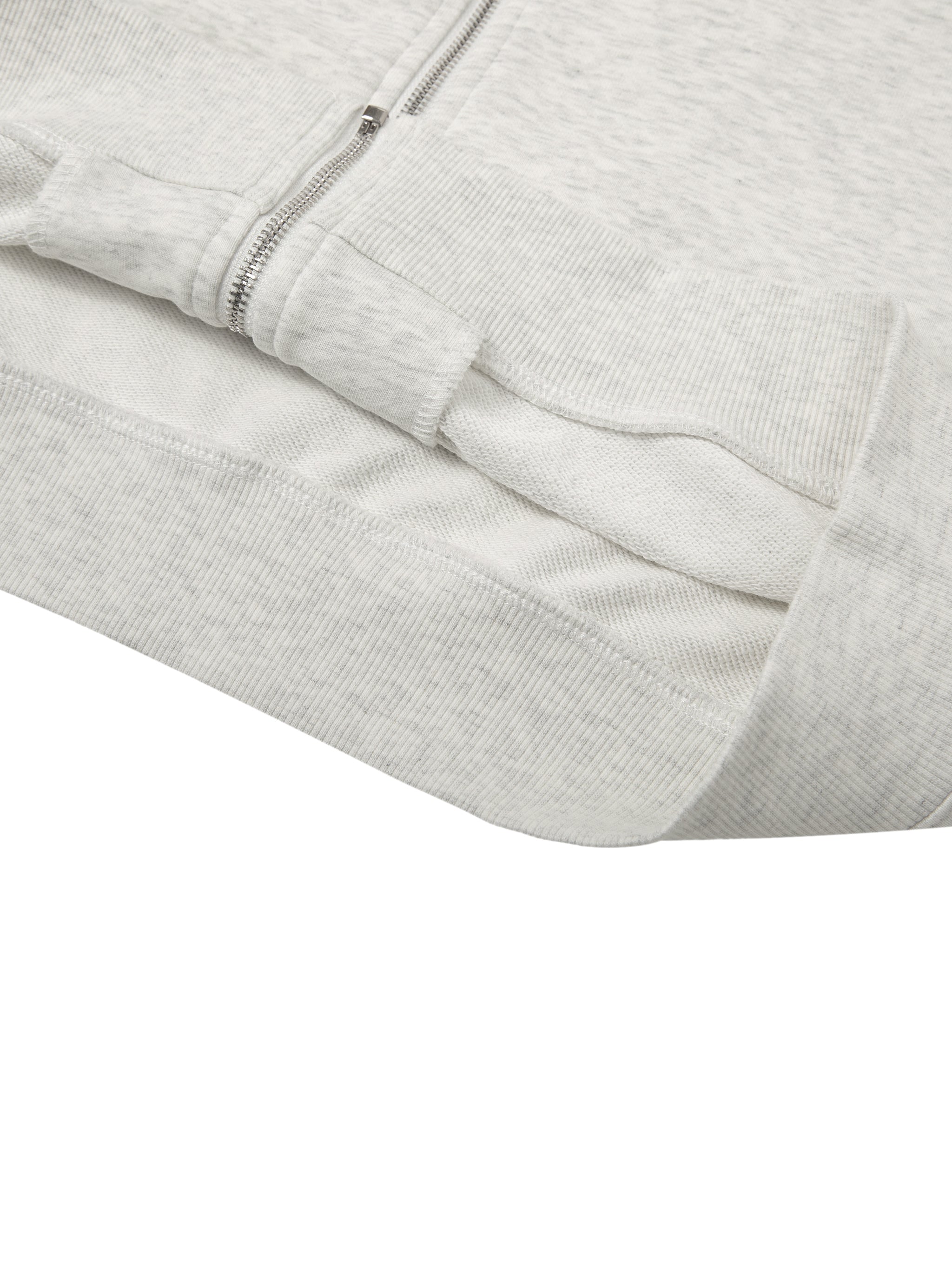 Essential Cropped Zip-Up Hoodie(Red Label Edition)