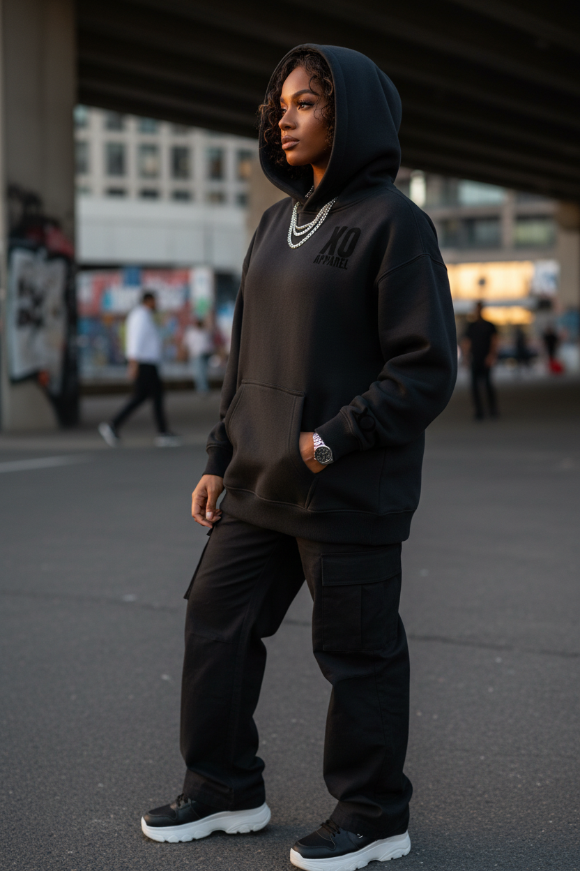 Oversize Hoodie Side View