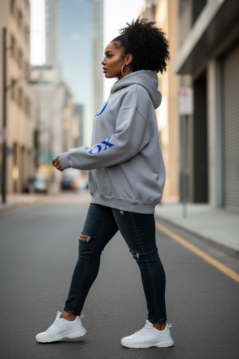 Oversized Hoodie Side View