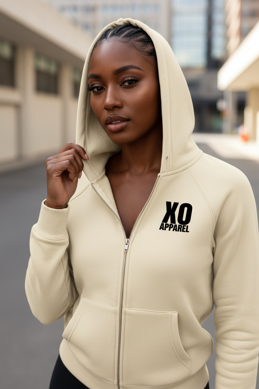 Zip-up Hoodie Detail